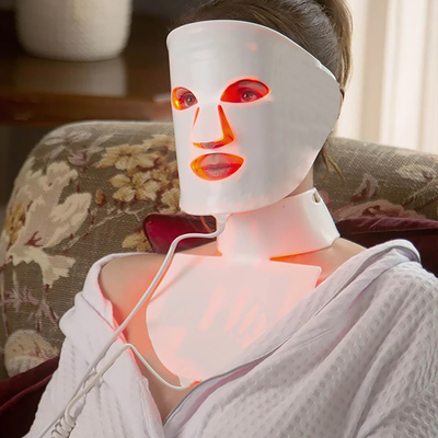 a beleza facial do silicone 3D conduziu os cuidados com a pele das cores da máscara 7 antienvelhecimento