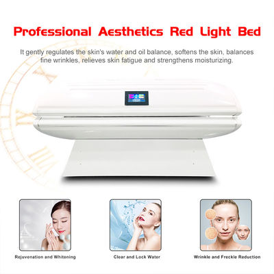 Camas claras vermelhas profissionais da terapia do diodo emissor de luz 120mw/cm2 para termas da beleza da pele