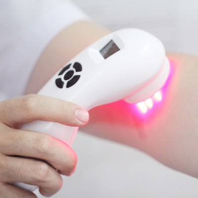 Dispositivos leves vermelhos Handheld da terapia da gota do joelho para o apaziguador do músculo