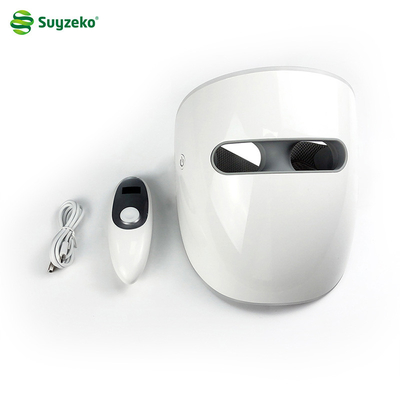 O OEM da máscara da terapia do diodo emissor de luz da cor do dispositivo 3 do salão de beleza conduziu a máscara facial da beleza de PDT