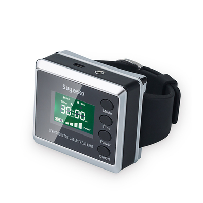do relógio de baixo nível da terapia do laser de 650nm LLLT dispositivo portátil da terapia do laser para a cura do diabetes/diminuição gorda do sangue