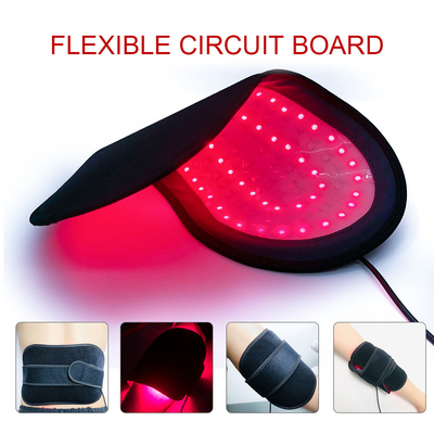 Flexível FDA Pain Relief Pad 660nm 850nm Foton de silicone infravermelho LED Light Therapy