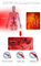 Camas claras vermelhas da terapia do diodo emissor de luz da mensagem 635nm 660nm 850nm do músculo para o uso da quiroterapia